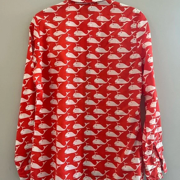 Vintage whale blouse - Picture 4 of 5